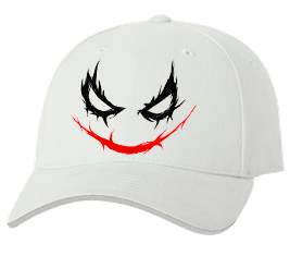 Печать на кепке промо Джокер, Печать на футболках, чашках, кепках. Индивидуальный дизайн