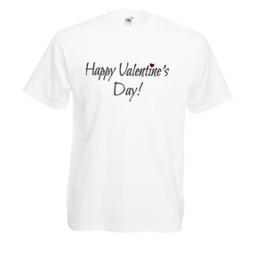 Друк на футболці День Святого Валентина, Друк на футболках, чашці, кепці. Індивідуальний дизайн
