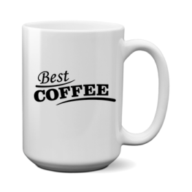 Печать на чашке Лучший кофе, Печать на футболках, чашках, кепках. Индивидуальный дизайн
