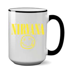 Печать на чашке In Nirvana, Печать на футболках, чашках, кепках. Индивидуальный дизайн