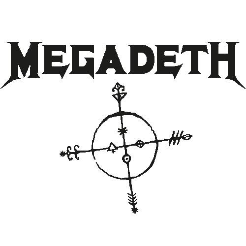 Печать на футболке Megadeth, Печать на футболках, чашках, кепках. Индивидуальный дизайн