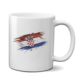 Печать на чашке Флаг Хорватия, Печать на футболках, чашках, кепках. Индивидуальный дизайн