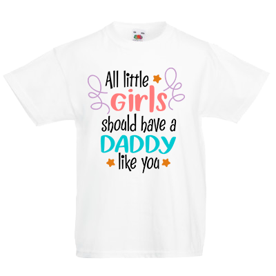 Печать на футболке Лучший папа для девочек, Печать на футболках, чашках, кепках. Индивидуальный дизайн