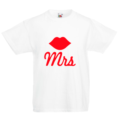 Друк на футболці Mrs, Друк на футболках, чашках, кепках. Індивідуальний дизайн