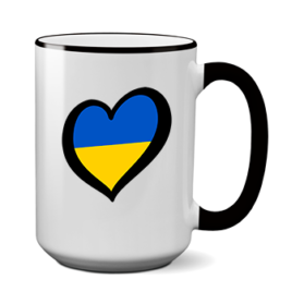 Печать на чашке Украина, Печать на футболках, чашках, кепках. Индивидуальный дизайн