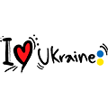 Друк на футболці Люблю Україну, Друк на футболках, чашці, кепці. Індивідуальний дизайн