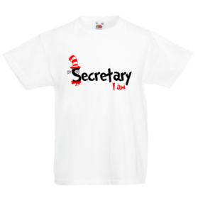 Друк на футболці Я секретар, Друк на футболках, чашці, кепці. Індивідуальний дизайн