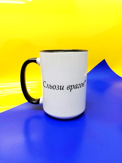 Печать на чашках. Печать на футболке Киев